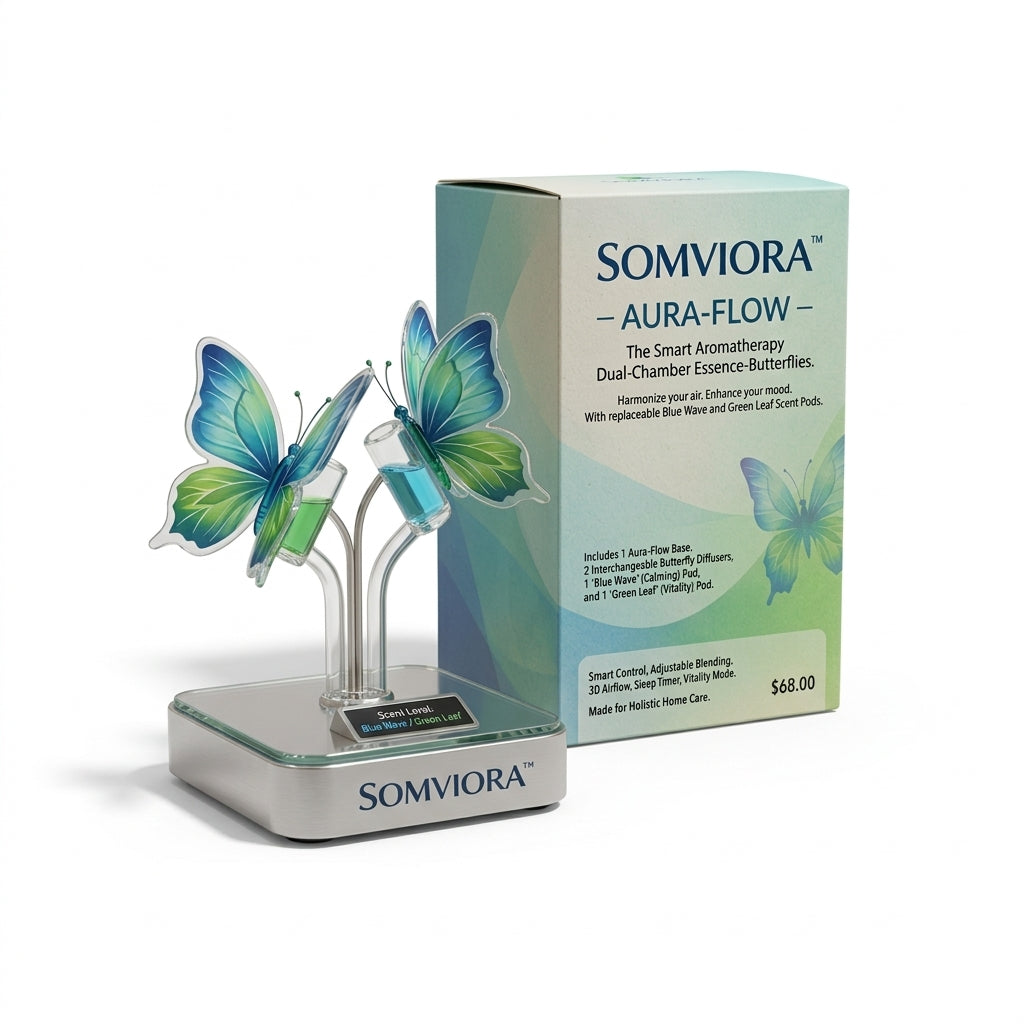Somviora™ Aura-Flow Smart Aromatherapy Diffuser