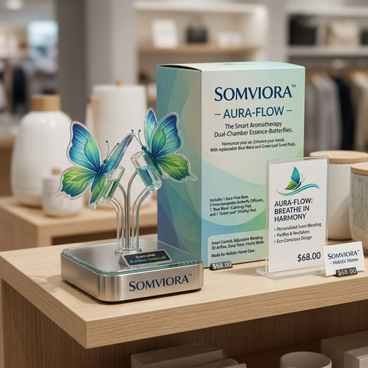 Somviora™ Aura-Flow Smart Aromatherapy Diffuser